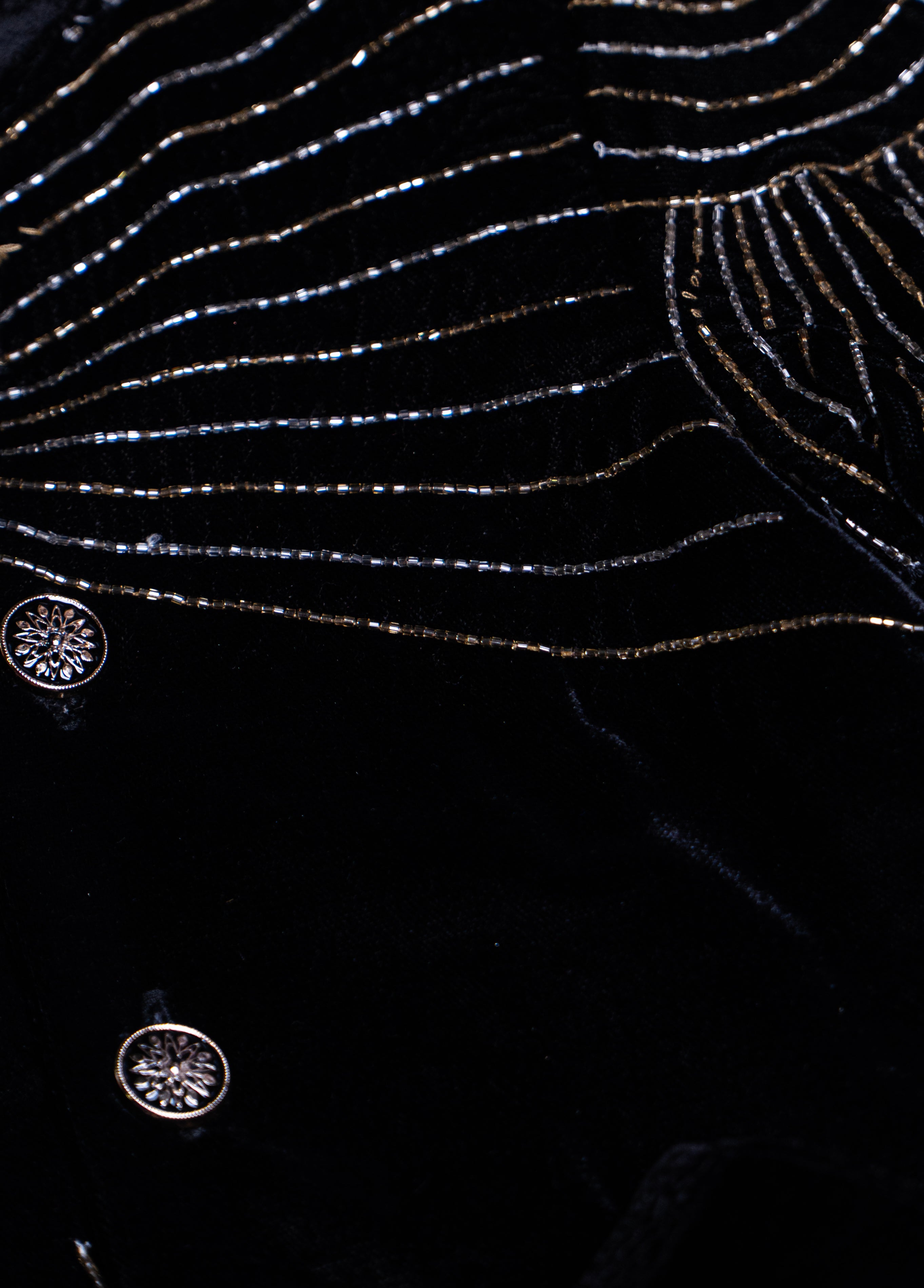 Black Velvet Jodhpuri Baby Suit